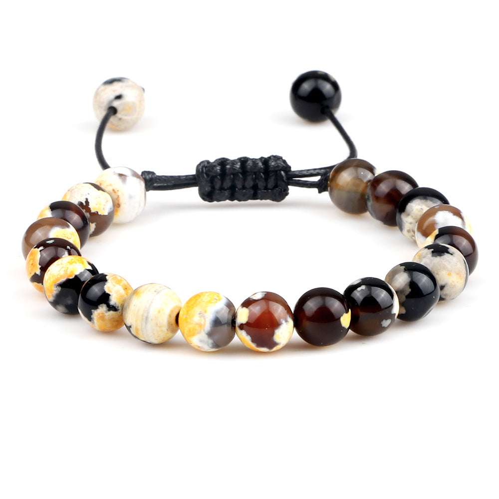 Brazalete ajustable de la trenza del fuego de 8 mm de 8 mm